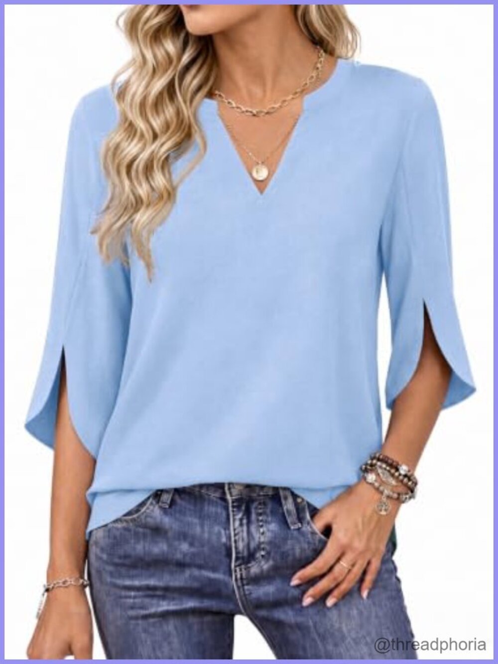 Women's Chiffon Blouse Short Sleeve V-Neck Loose Casual Tunic Top